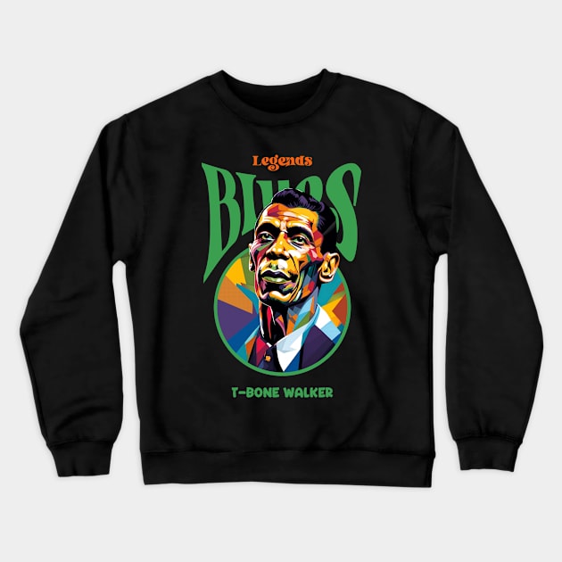 The Father of the Electric Guitar Crewneck Sweatshirt by BAJAJU